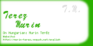 terez murin business card